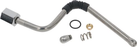 TUBO VAPORE COMPLETO INOX ø 10 mm