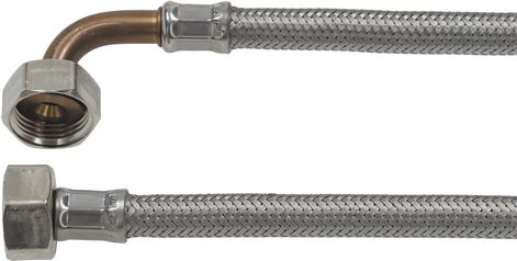 TUBO FLEX ø 3/8"Fp x 1/2"CFp 685 mm