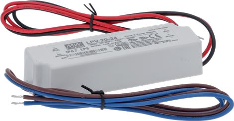 TRASFORMATORE MEAN WELL LPV-20-24
