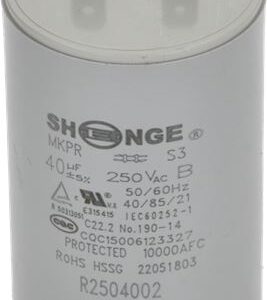 CONDENSATORE 40µF 250VAC 50/60HZ (UL)