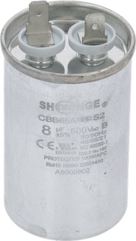 CONDENSATORE 8µF 500Vac 50/60Hz PER EURE