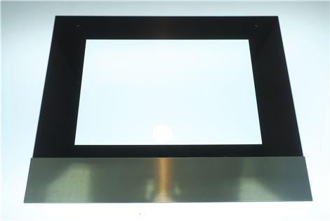 VETRO FRONTALE,NERO,592X464MM