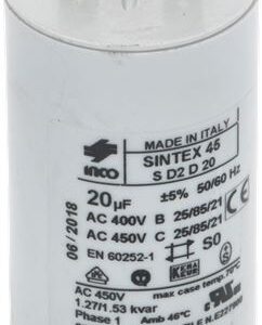CONDENSATORE 20µF 450 MCF 110V