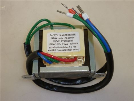 TRASFORMATORE 230V / 15V 15VA