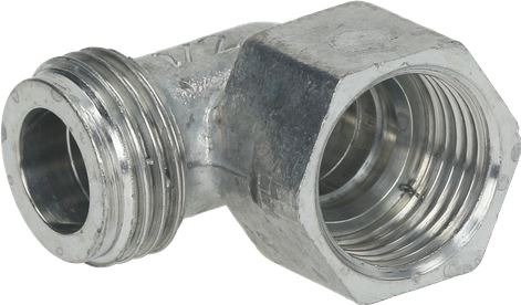RACCORDO GOMITO 1/2" ALLUMINIO M/F