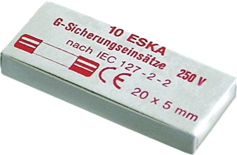 FUSIBILE RAPIDO ø 5x20 mm - 10 PZ