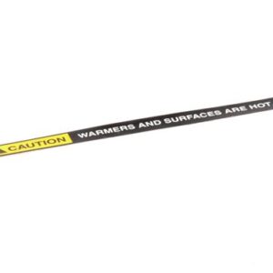 DECAL,CAUTION WARMERS ARE HOT