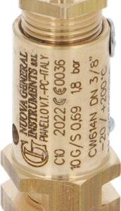 VALVOLA CALDAIA ø 3/8"M - 1,8 BAR