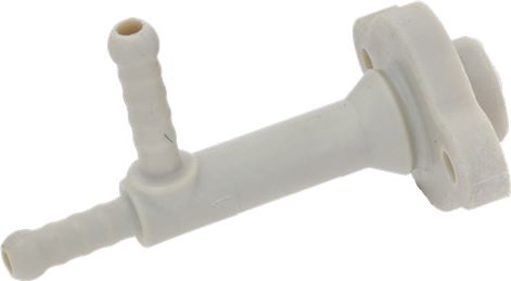 CONNETTORE PER TUBI IN PTFE/SILICONE BLK