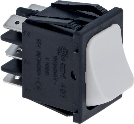 DEVIATORE BIPOLARE BIANCO 16A 250V