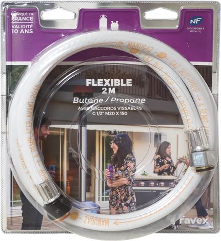 TUBO FLESSIBILE GAS A BASSA PRESSIONE 20