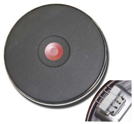 PIASTRA RAP C/FASTON D145 1500W 230V