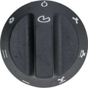 MANOPOLA NERA ø 56 mm SERIGRAFATA