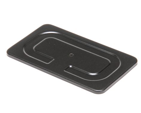 LID, POUR-IN RECT-SST (BLACK)