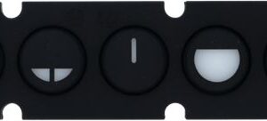 SILICONE MEMBRANE CO-05 5 BUTTONS