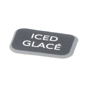 DECAL ICED COFFEE BUTTON