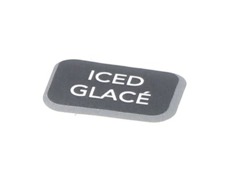 DECAL ICED COFFEE BUTTON