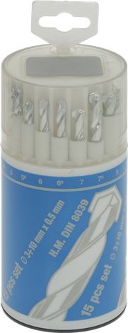 KIT 15 PUNTE WIDIA PER MURI ø 3÷10 mm