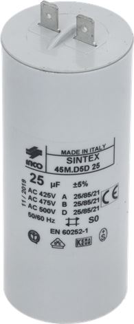 CONDENSATORE 25µF 425-500VAC 50/60HZ