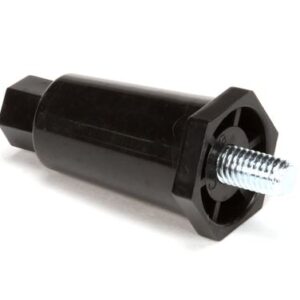 LEG, 2.5ADJ BLK(.375-16 STUD)