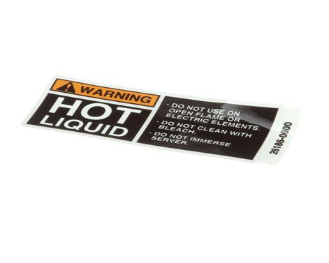 DECAL, WARNING HOT LIQUID