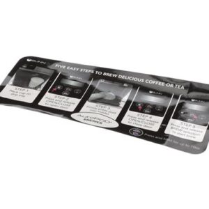 DECAL REMOVABLE 5-STEP