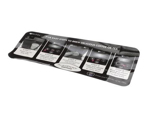 DECAL REMOVABLE 5-STEP
