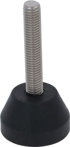 PIEDINO IN GOMMA ø 40 mm