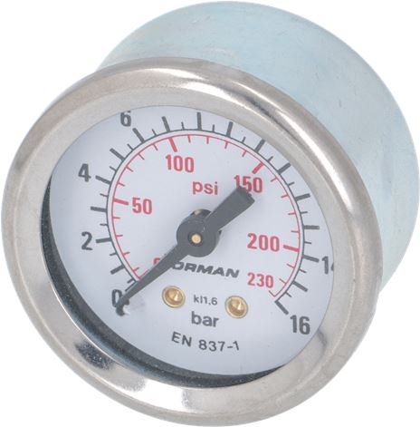MANOMETRO POMPA ø 41 mm 0÷16 bar