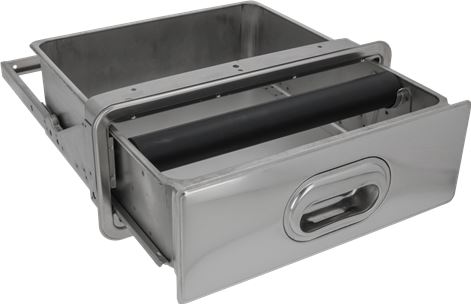 CASSETTO INOX FONDI CAFFÈ