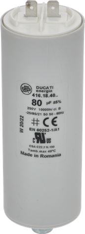 CONDENSATORE 80µF 100/127V MAHLKÖNIG
