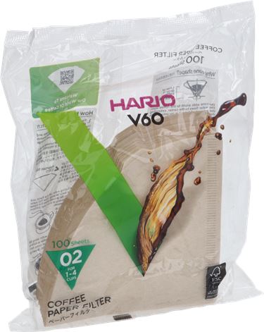 FILTRI A CONO HARIO 1-4 TAZZE 100 PZ