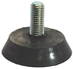 PIEDE IN PLASTICA ø 47x14 mm