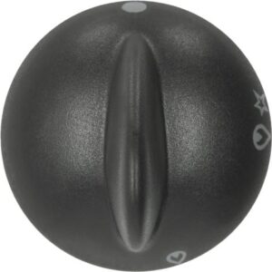 MANOPOLA TIPO REX NERA ø 35 mm