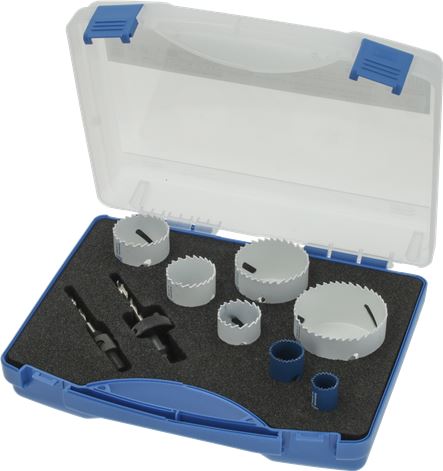 KIT 7 SEGHE A TAZZA ACCIAIO HSS