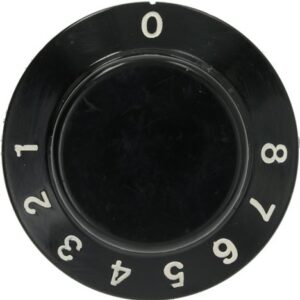 MANOPOLA NERA ø 60 mm 1-2-3-4-5-6-7-8