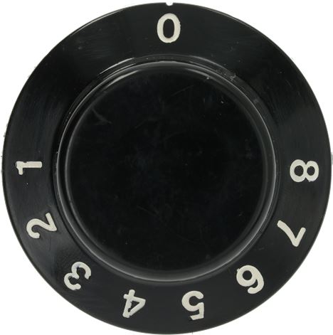 MANOPOLA NERA ø 60 mm 1-2-3-4-5-6-7-8