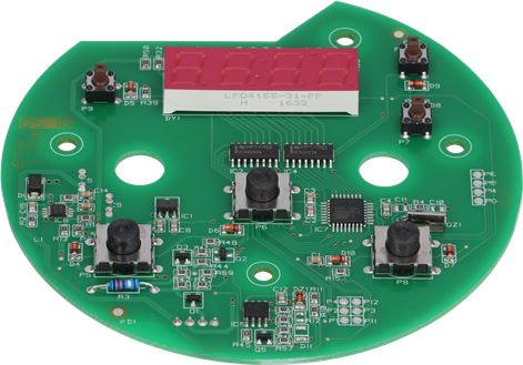 SCHEDA PULSANTI CON DISPLAY