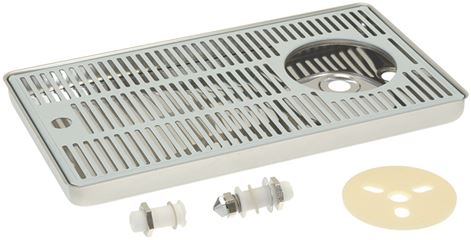 RACCOGLIGOCCE INOX 400x220xh30 mm