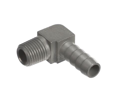 ELBOW, TIN PLD-.375BARBX.25MPT