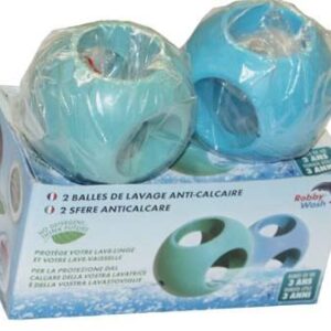 2 BOULES DE LAVAGE ANTI-CALCAIRE
