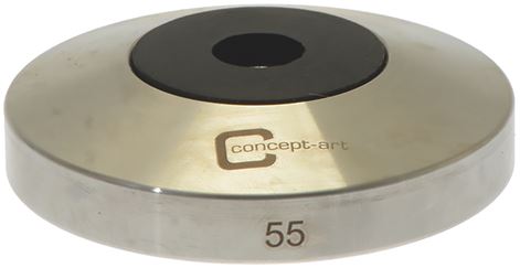 BASE PRESSINO M8 FLAT INOX ø 55 mm