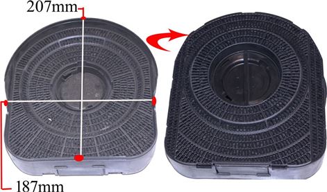 FILTRO CAPPA ELECTROLUX MOD 200 KIT 2 PZ