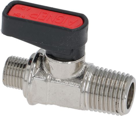 VALVOLA A SFERA ø 1/4"M NPT - 1/8"F GAS