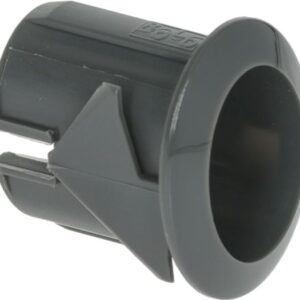 CORPO PULSANTE ELLITTICO 17x13 mm GRIGIO