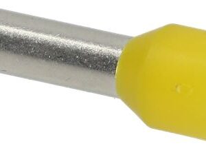 TUBETTO TERMINALE GIALLO 6x12 mm 100 PZ