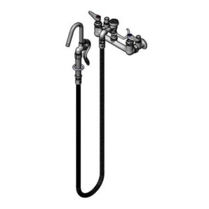 POT FILLER, WALL MOUNT, 8" CENTERS, VAC.