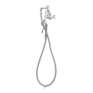 POT FILLER, WALL MOUNT, VB, SS HOSE,