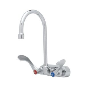WORKBOARD FAUCET, 4" WALL MOUNT, CERAMA