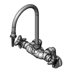 WALL MOUNT POLISH CHROME MIXING FCT,